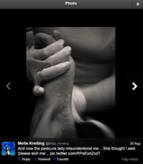 Melia Kreiling feet photo 17