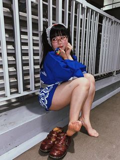 Menma Yawaragi feet photo thumbnail