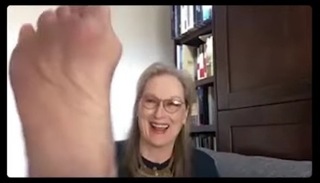 Meryl Streep feet photo thumbnail