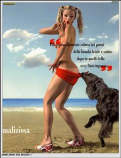 Michelle Hunziker feet photo thumbnail
