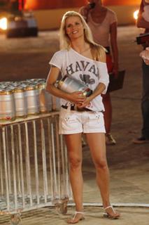 Michelle Hunziker feet photo thumbnail