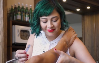 Michelle Khare feet photo 2
