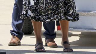 Michelle Obama feet photo thumbnail