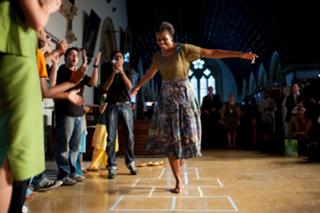 Michelle Obama feet photo thumbnail