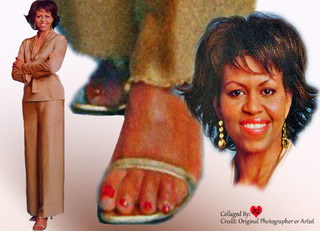 Michelle Obama feet photo thumbnail