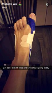 Michelle Wie feet photo thumbnail