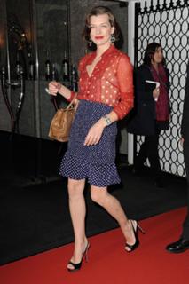 Milla Jovovich feet photo thumbnail