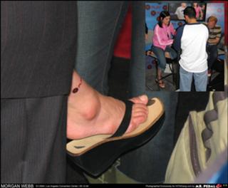 Morgan Webb feet photo thumbnail