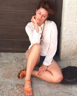 Mylène Jampanoï feet photo 11