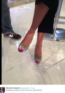 Myrta Merlino feet photo 1