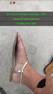 Mélanie Da Cruz feet photo 1