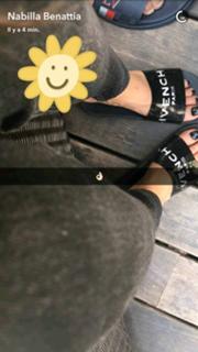 Nabilla Benattia feet photo thumbnail