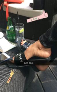 Nabilla Benattia feet photo thumbnail
