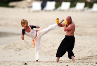 Nicollette Sheridan feet photo thumbnail