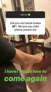 Nidhhi Agerwal feet photo 20