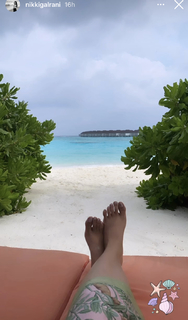 Nikki Galrani feet photo thumbnail