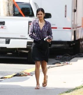 Nina Dobrev feet photo thumbnail