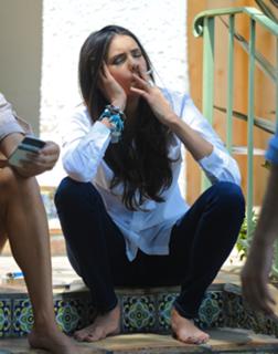 Nina Dobrev feet photo thumbnail