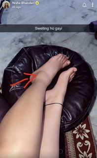 Nisha Bhandari feet photo 1