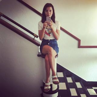 Ophelia Lovibond feet photo thumbnail