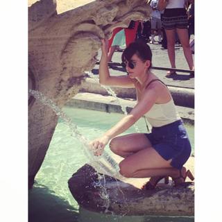 Ophelia Lovibond feet photo thumbnail