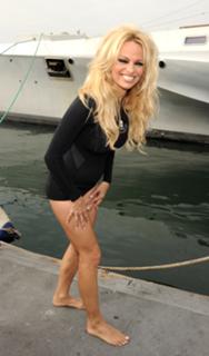 Pamela Anderson feet photo thumbnail