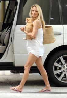 Pamela Anderson feet photo thumbnail
