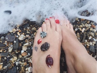 Paulina Dávila feet photo 3
