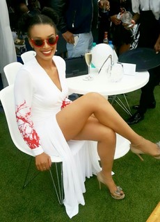 Pearl Thusi feet photo 2