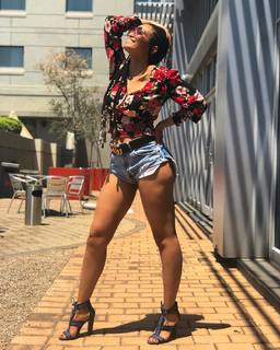 Pearl Thusi feet photo 17