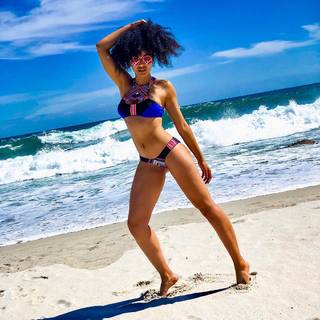 Pearl Thusi feet photo 1