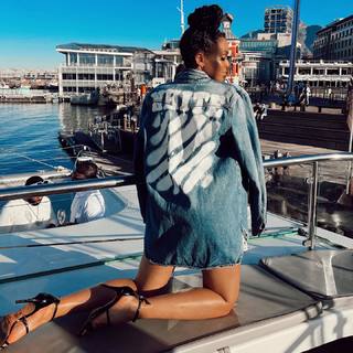 Pearl Thusi feet photo 10