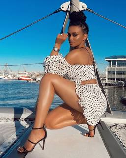 Pearl Thusi feet photo 5