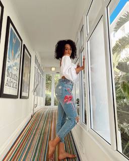 Pearl Thusi feet photo 17