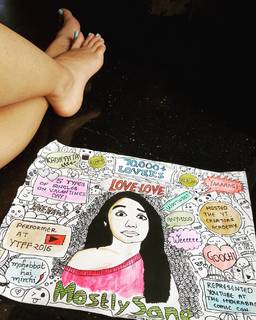 Prajakta Koli feet photo thumbnail