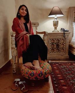 Prajakta Koli feet photo thumbnail