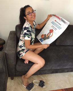 Prajakta Koli feet photo thumbnail