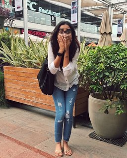 Prajakta Koli feet photo thumbnail