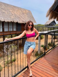 Prajakta Koli feet photo thumbnail