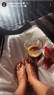 Preeya Kalidas feet photo 5