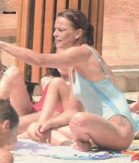 Princess Stéphanie of Monaco feet photo 3