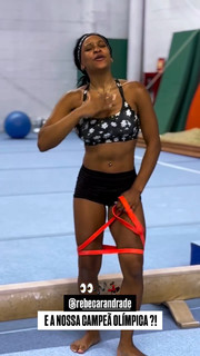 Rebeca Andrade feet photo 7
