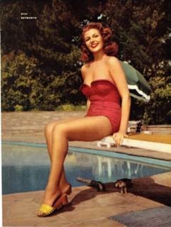 Rita Hayworth feet photo thumbnail