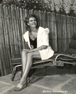 Rita Hayworth feet photo thumbnail