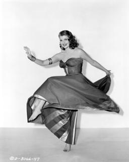 Rita Hayworth feet photo thumbnail