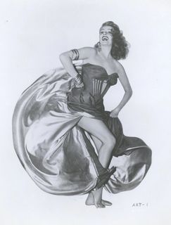 Rita Hayworth feet photo thumbnail