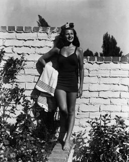 Rita Hayworth feet photo 1