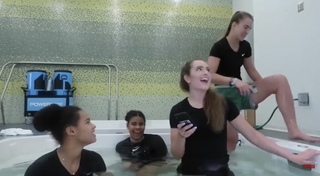 Sabrina Ionescu feet photo thumbnail