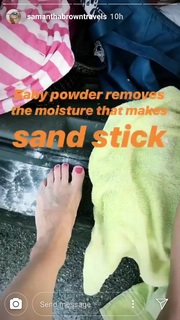 Samantha Brown feet photo thumbnail