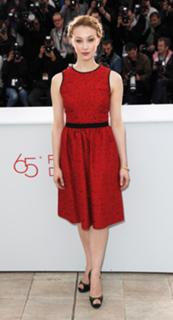 Sarah Gadon feet photo thumbnail